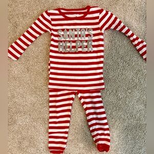 Carters girls Santa’s helper Christmas pjs 2T